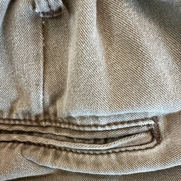 Zara 100% Cotton Paper Bag Pants Size 4 - Picture 11 of 16